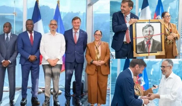 Diplomacy : Farewell cocktail party in honor of the French Ambassador to Haiti